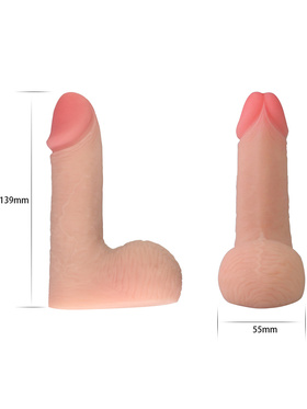 LoveToy: Skinlike Limpy Cock, Packing Dildo, 14 cm