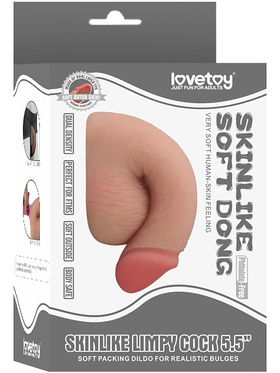 LoveToy: Skinlike Limpy Cock, Packing Dildo, 14 cm