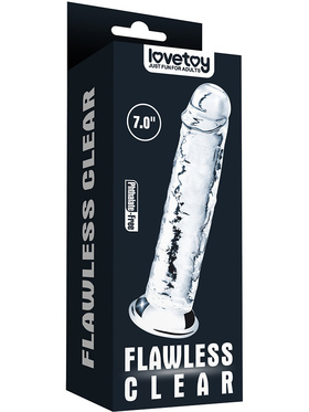 LoveToy: Flawless Clear Dildo, 18 cm