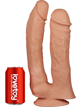 LoveToy: Realistic Mega Double Dildo, 33 cm