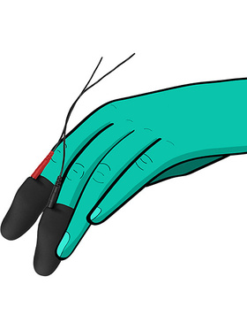 ElectraStim: Explorer, Silicone Noir Finger Sleeves