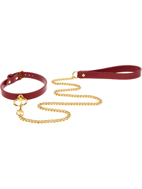 Taboom Luxury: O-Ring Collar & Chain Leash