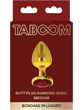 Taboom Luxury: Butt Plug Diamond Jewel, medium
