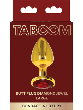 Taboom Luxury: Butt Plug Diamond Jewel, large