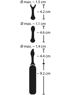 Couples Choice: Stimulator with 3 Attachments