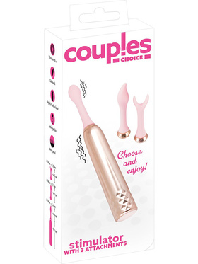 Couples Choice: Stimulator with 3 Attachments