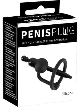 You2Toys: Penis Plug with a Glans Ring & Vibration