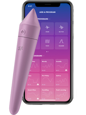 Satisfyer Connect: Ultra Power Bullet 8, Vibrator, lila