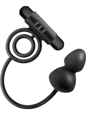 Anal Adventures: Anal Plug with Vibrating C-Ring