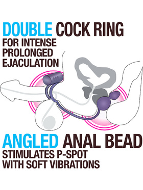 Anal Adventures: Anal Plug with Vibrating C-Ring