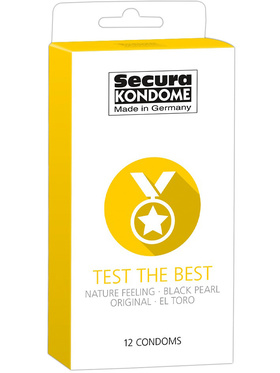 Secura: Test the Best, Kondomer, 12-pack