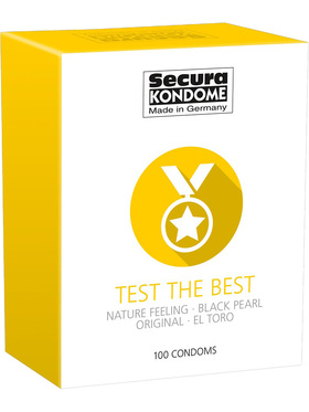 Secura: Test the Best, Kondomer, 100-pack