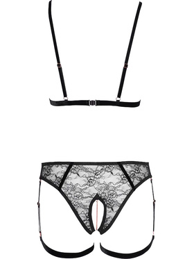 Cottelli Lingerie: BH-set med remmar och kedjor