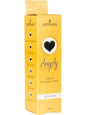 Sensuva: Deeply Love You, Throat Relaxing Spray, Butter Rum