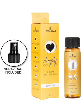 Sensuva: Deeply Love You, Throat Relaxing Spray, Butter Rum