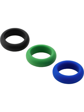 Je Joue: Silicone Cock Ring, 3-pack