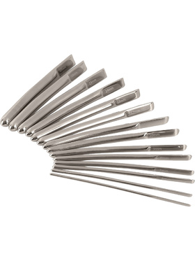 PenisPlug: 14-Piece Dilator Set, 4 - 17 mm