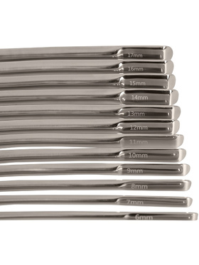 PenisPlug: 14-Piece Dilator Set, 4 - 17 mm