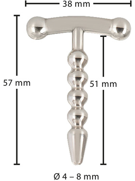 PenisPlug: Anchor Small Plug, 8 mm