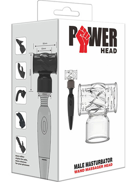 Power: Male Masturbator, Wand Massager Head