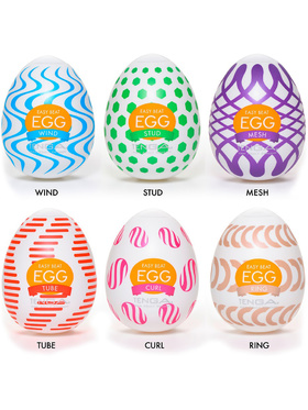 Tenga: Easy Beat Egg, Wonder Package, 6-pack