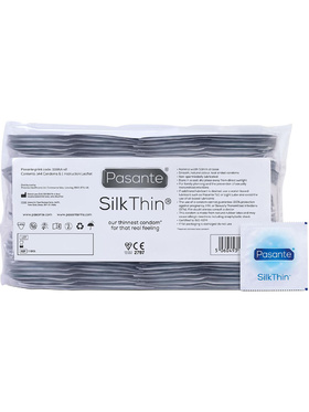 Pasante Silk Thin: Kondomer, 144-pack