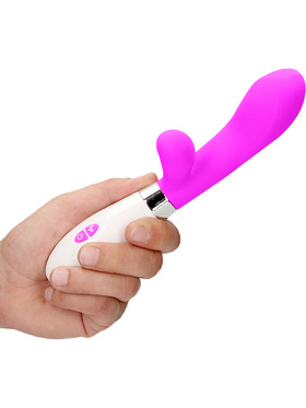 Luminous: Achilles, Ultra Soft Silicone Rabbit Vibrator, rosa