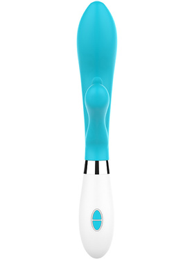 Luminous: Agave, Ultra Soft Silicone Rabbit Vibrator, turkos