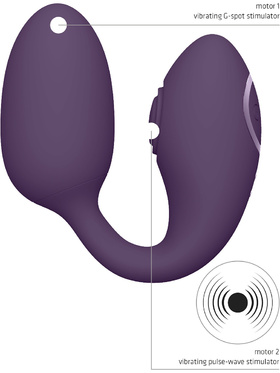 Vive: Aika, Double-Action Vibrating Love Egg, lila