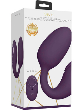 Vive: Aika, Double-Action Vibrating Love Egg, lila