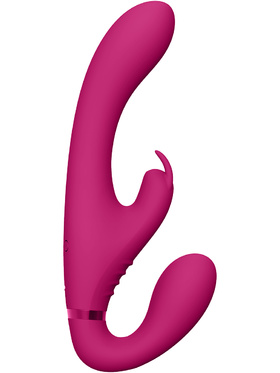 Vive: Suki, G-Spot Strapless Strapon Rabbit, rosa