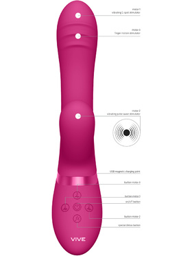 Vive: Tani, Finger Motion with Pulse-Wave Vibrator, rosa