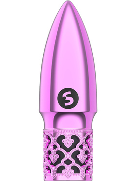 Royal Gems: Glitter, 10 Speed Rechargeable Bullet, rosa