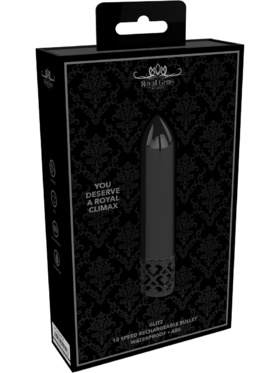 Royal Gems: Glitz, 10 Speed Rechargeable Bullet, svart