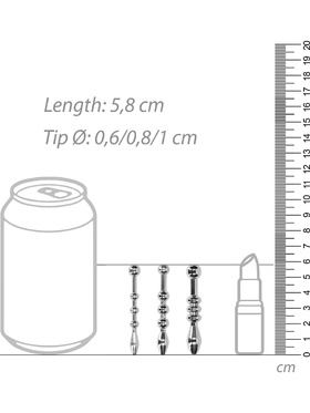 Ouch!: Urethral Sounding, Stainless Steel Plug Set