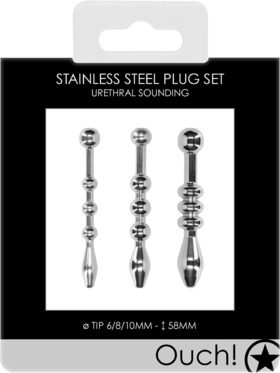 Ouch!: Urethral Sounding, Stainless Steel Plug Set