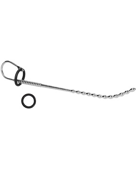 Ouch!: Urethral Sounding, Steel Stretcher with Ring, 7 mm