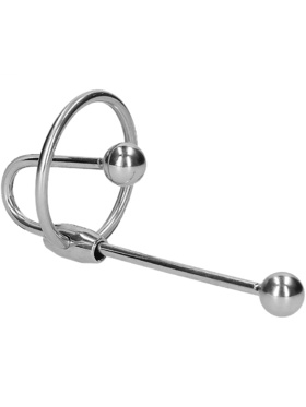 Ouch!: Urethral Sounding, Steel Plug with Ring, 10 mm