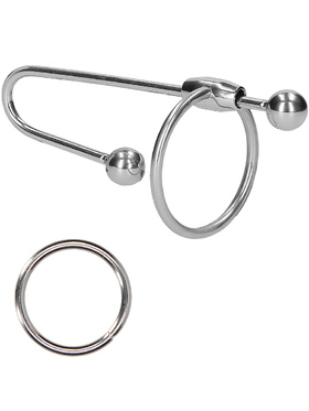 Ouch!: Urethral Sounding, Steel Plug with Ring, 10 mm