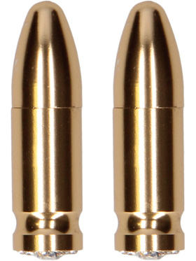 Ouch!: Magnetic Nipple Clamps, Diamond Bullet, guld