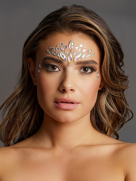 Le Désir: Dazzling Crowned Face Bling Sticker