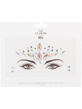 Le Désir: Dazzling Crowned Face Bling Sticker