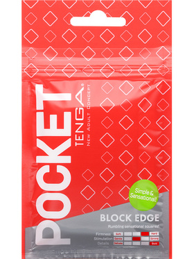 Tenga: Pocket Stroker, Block Edge