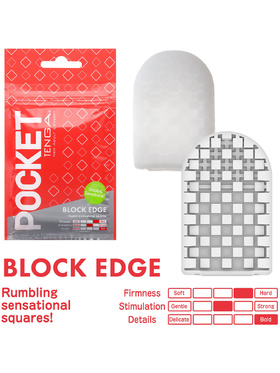 Tenga: Pocket Stroker, Block Edge