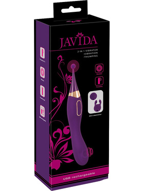 JAVIDA: 2 in 1 Vibrator, Vibration & Thumping