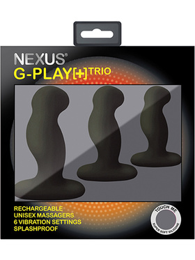 Nexus: G-Play Plus Trio, Unisex Massager Set