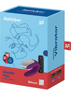 Satisfyer Connect: Double Fun, Partner Vibrator, lila