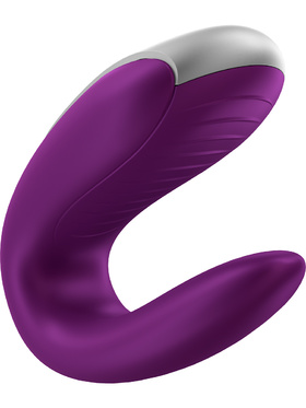 Satisfyer Connect: Double Fun, Partner Vibrator, lila