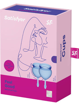 Satisfyer: Feel Good, Menstrual Cups, 2-pack