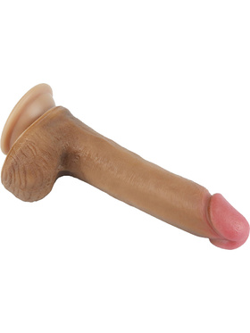 LoveToy: Dual-Layered Silicone Cock, 21 cm